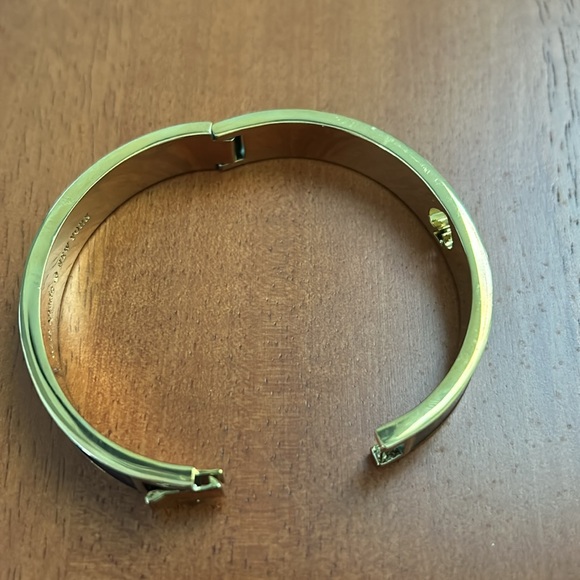 Kate Spade Bangle Bracelet - Black/Gold - NWOT - Picture 4 of 7